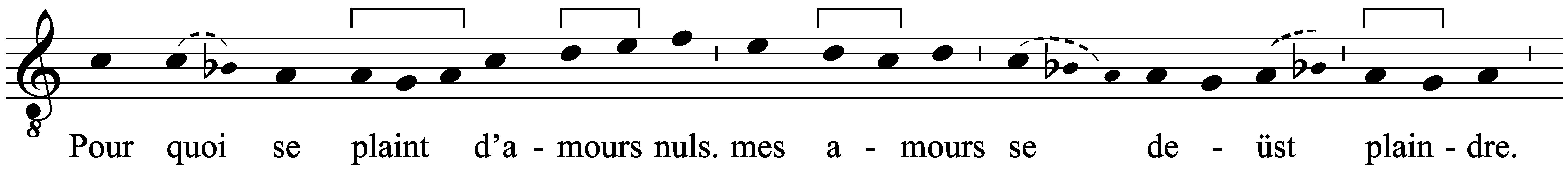 Work musical notation